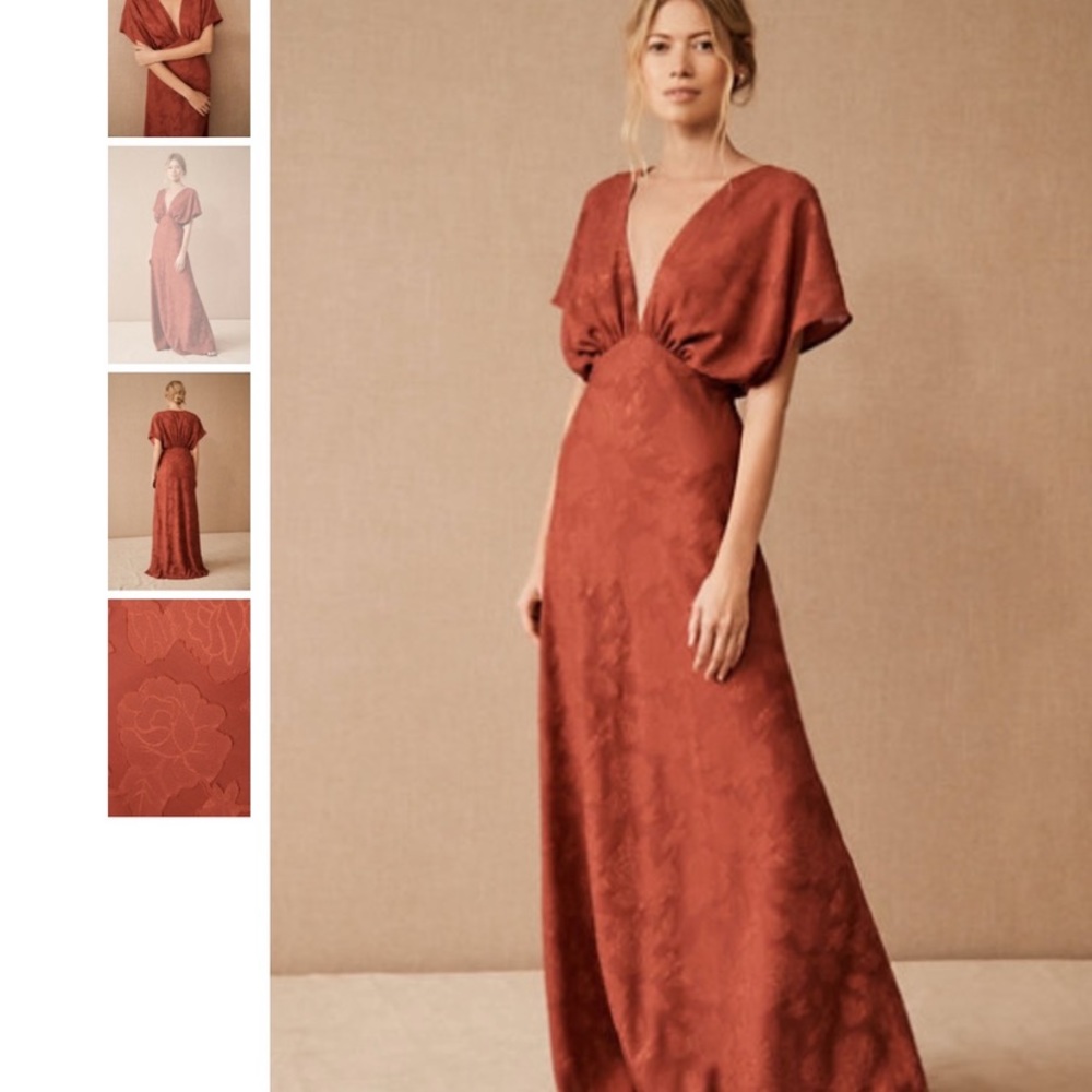 Long Rust Gown